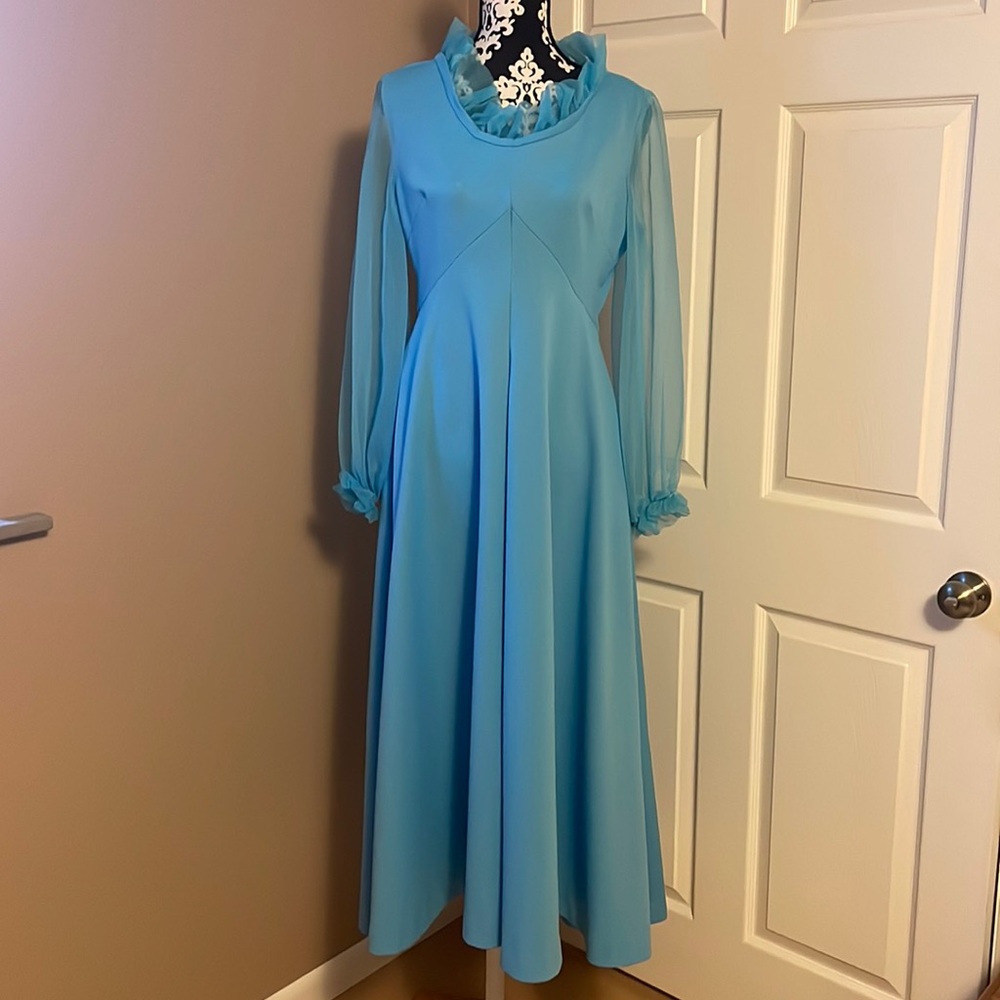 Beautiful Handmade Blue Formal Dress